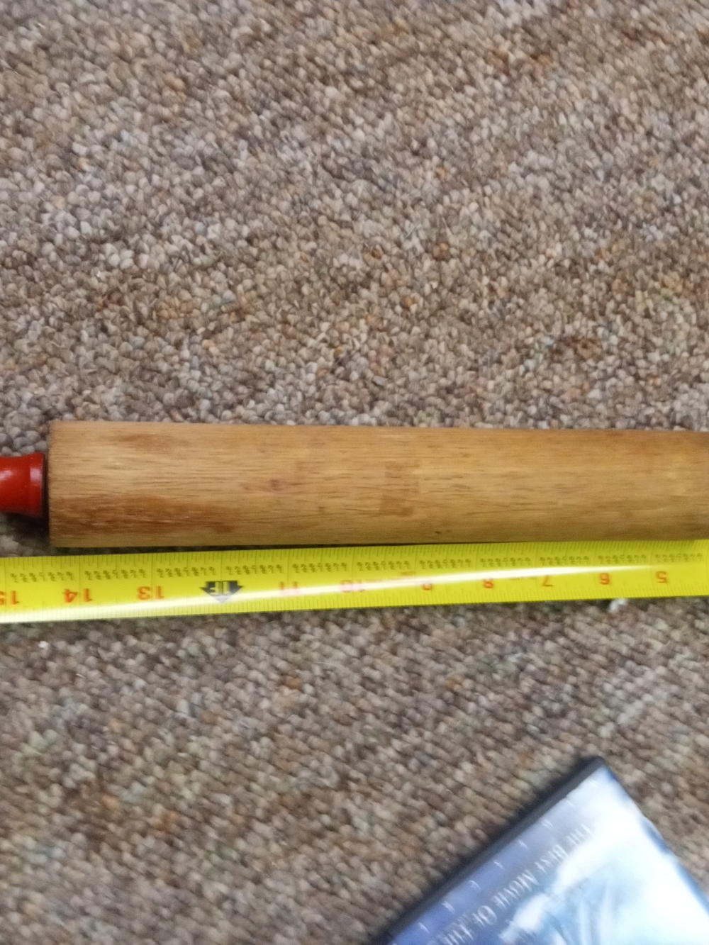 Wooden Rolling Pin in Natural Brown